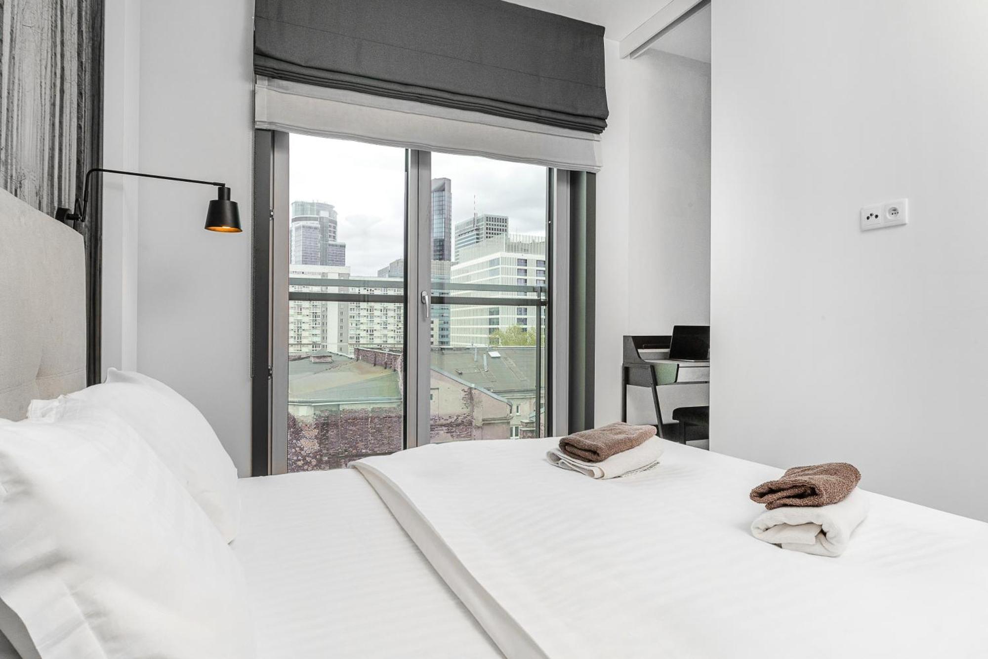 Luxury Apartments Mennica Residence With Parking Warschau Exterior foto